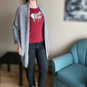 Zara 3/4 Sleeve Slouchy Knit Cardigan. Like New!